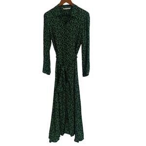 Zara | Dresses | New Zara Olive Dark Green Fitted Polyamide Midi Dress S  Sleek Stretchy Knit Slim | Poshmark
